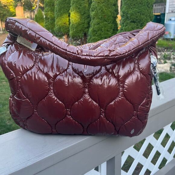 FP MOVEMENT by FREE PEOPLE NWT Shine Carryall Bag | Nutshell Cocoa Brown - Picture 7 of 7